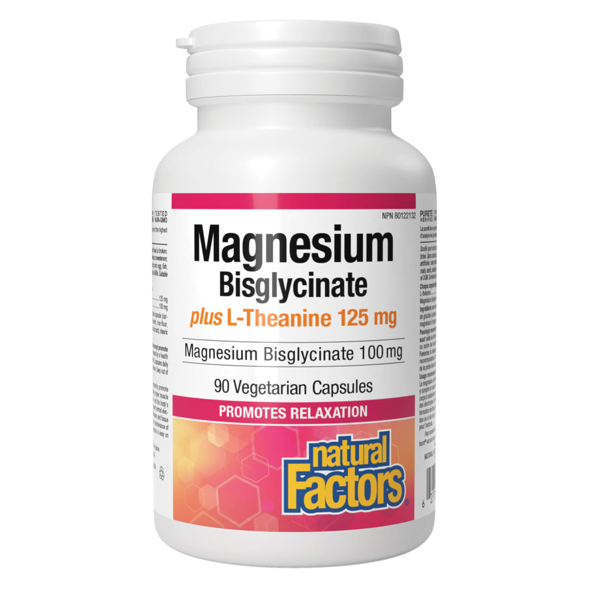 Best Magnesium Bisglycinate 100mg with L-Theanine 125mg Supplement - Supports Relaxation, Sleep & Stress Relief - Ideal for Nighttime Use, Anxiety Management & Muscle Recovery