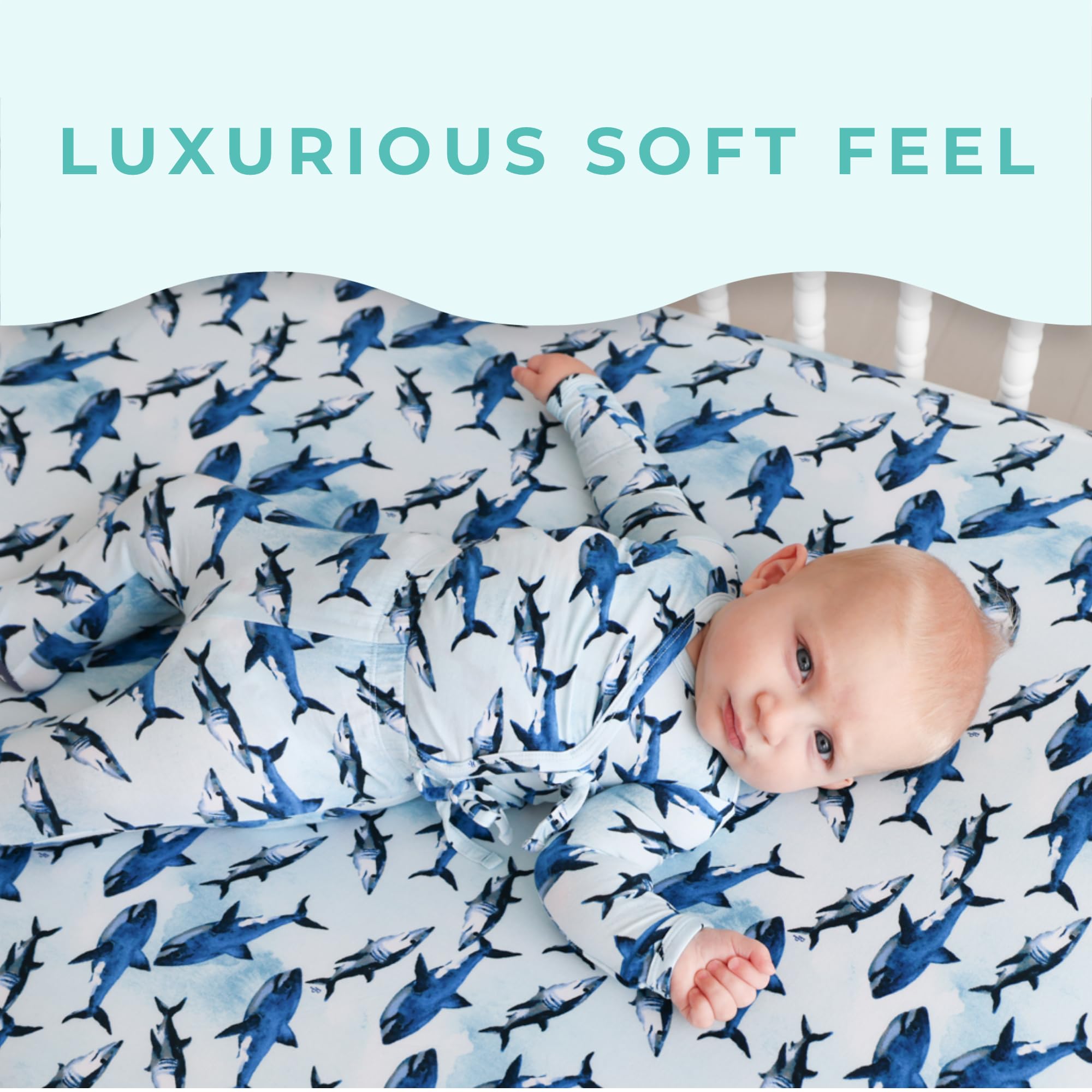 Posh Peanut Fitted Crib Sheet - Ultra Soft Bamboo Viscose Fabric for Standard Crib & Toddler Mattress 52