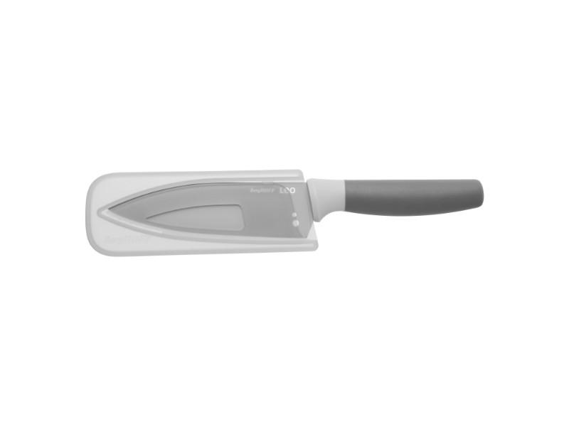 BergHOFF Leo 5.5 Inch Professional Stainless Steel Chef Knife with Herb Stripper - Gray Kitchen Knife for Chopping, Slicing & Meal Prep - Perfect for Home Cooks & Professional Chefs