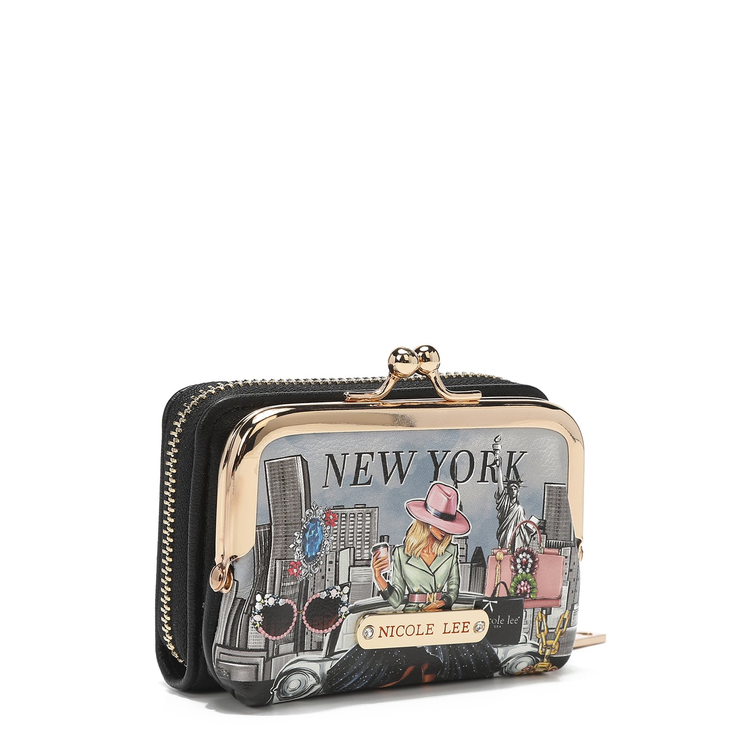 MANUELA Mini Wallet for Women - Slim RFID Blocking Credit Card Holder - Perfect for Travel, Shopping & Everyday Use