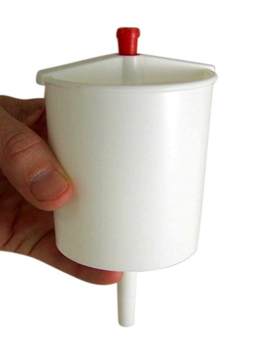 White Plastic Push Button Communion Cup Filler - Fast & Easy Church Supplies for Holy Communion (Fills 25 Cups) - Perfect for Church Services, Weddings & Religious Events