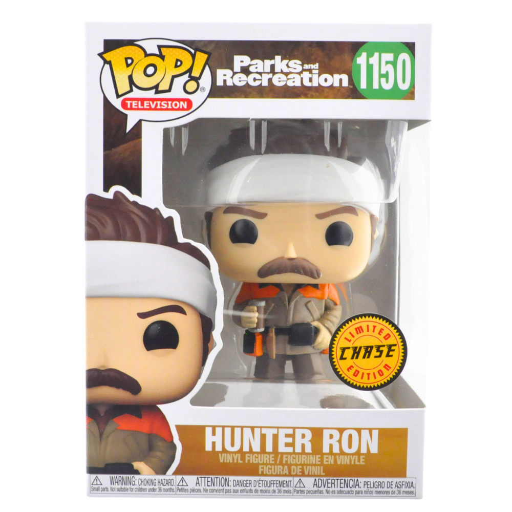 Funko Pop! Hunter Ron (Bandaged) - Parks & Recreation #1150 Chase Edition - Perfect for TV Show Collectors & Pop Culture Fans