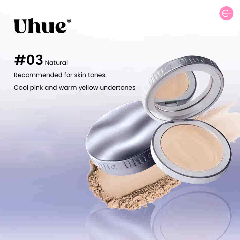 Uhue Perfect Skin Blurring Compact Powder - Matte Finish & Oil Control for Flawless Makeup | Ideal for Daily Wear & Special Occasions