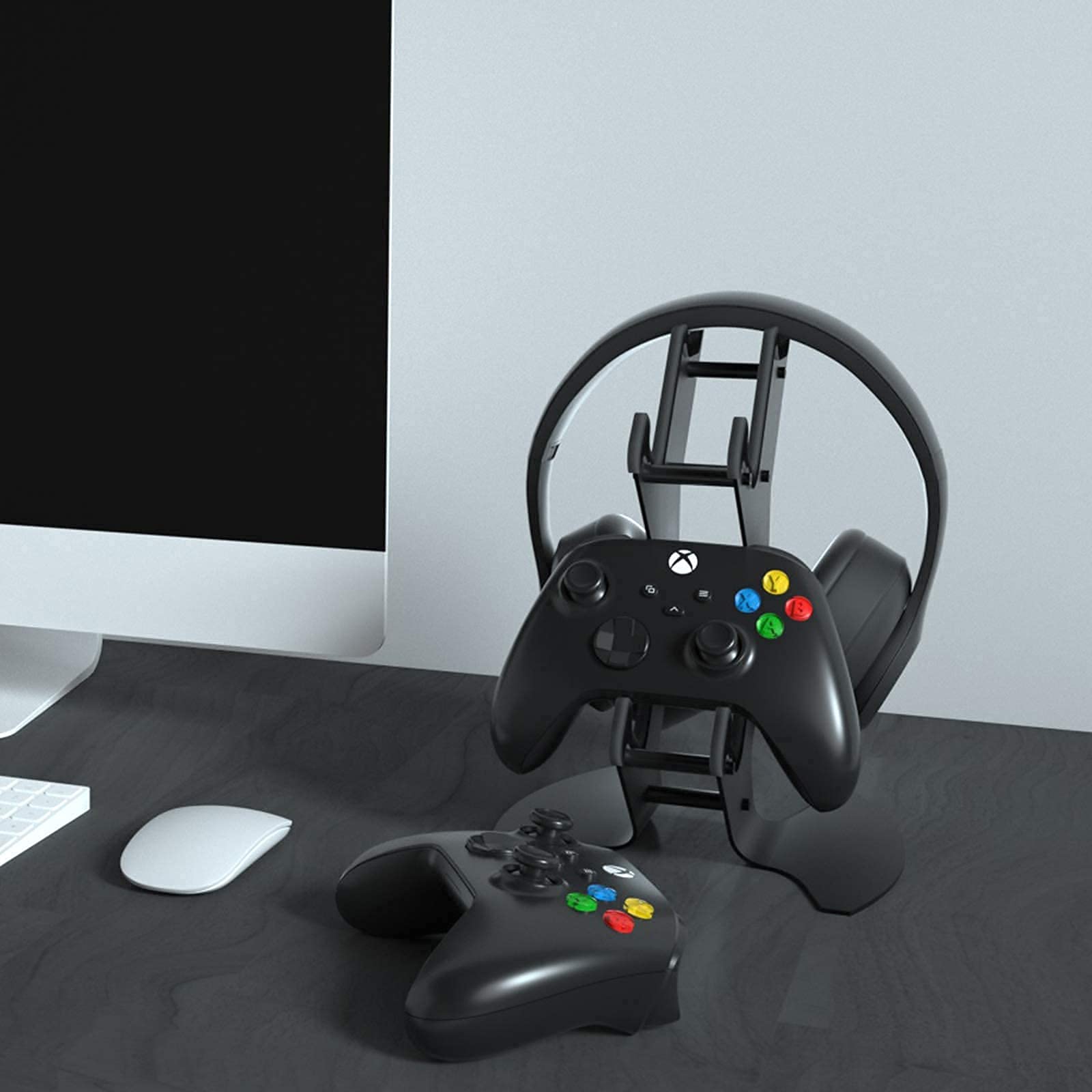 Universal Wired Game Controller for Xbox 360 & PC - Ergonomic Gaming Headset Stand with USB Cable - Perfect for Gaming, Streaming & Esports Tournaments
