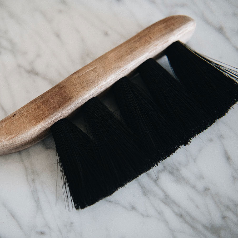 Premium Large Wooden Counter Brush - Heavy Duty Kitchen Cleaning Tool for Countertops, Stoves & Sinks - Natural Wood Handle & Durable Bristles - Model MT0927 - Perfect for Home, Restaurant & Commercial Use