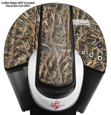 Premium Vinyl Skin Decal Wrap for Keurig K40 Elite Coffee Maker - WraptorCamo Grassy Marsh Camo Design | Custom Fit Protection | Easy to Apply & Remove | Perfect for Home, Office, or RV Use (Coffee Maker Not Included)