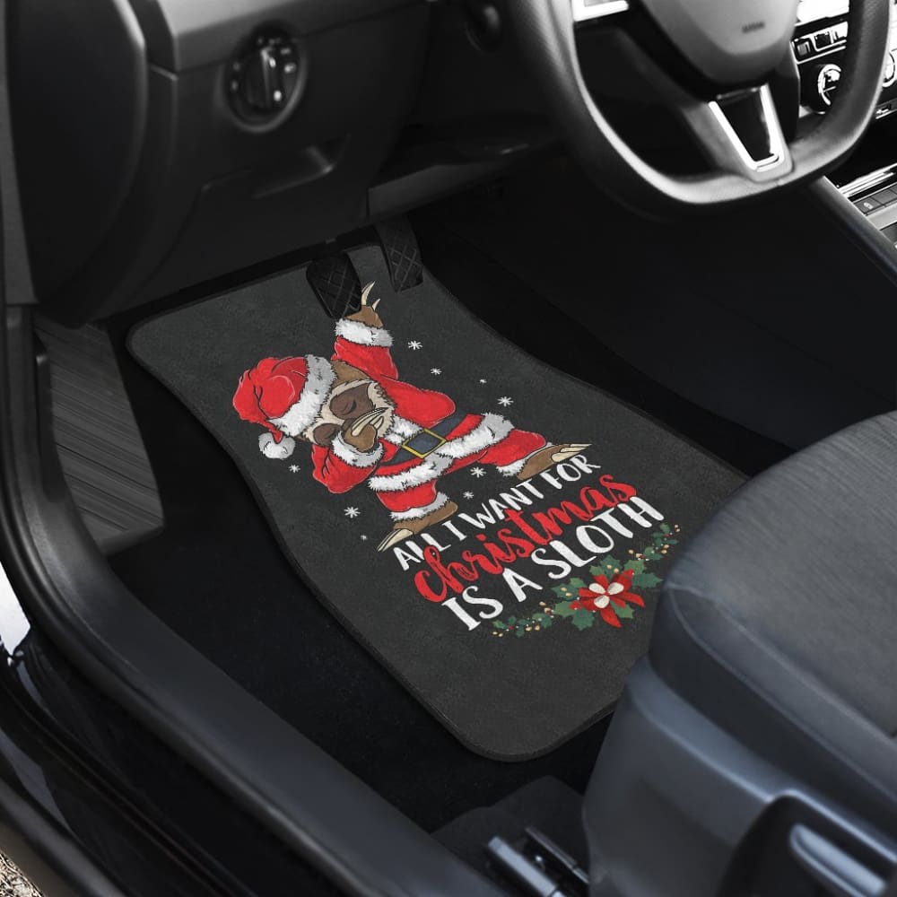 Premium Sloth Car Floor Mats - All Weather Protection, Non-Slip Design for Christmas Gifts - Perfect for SUV, Sedan & Truck Interior Accessories