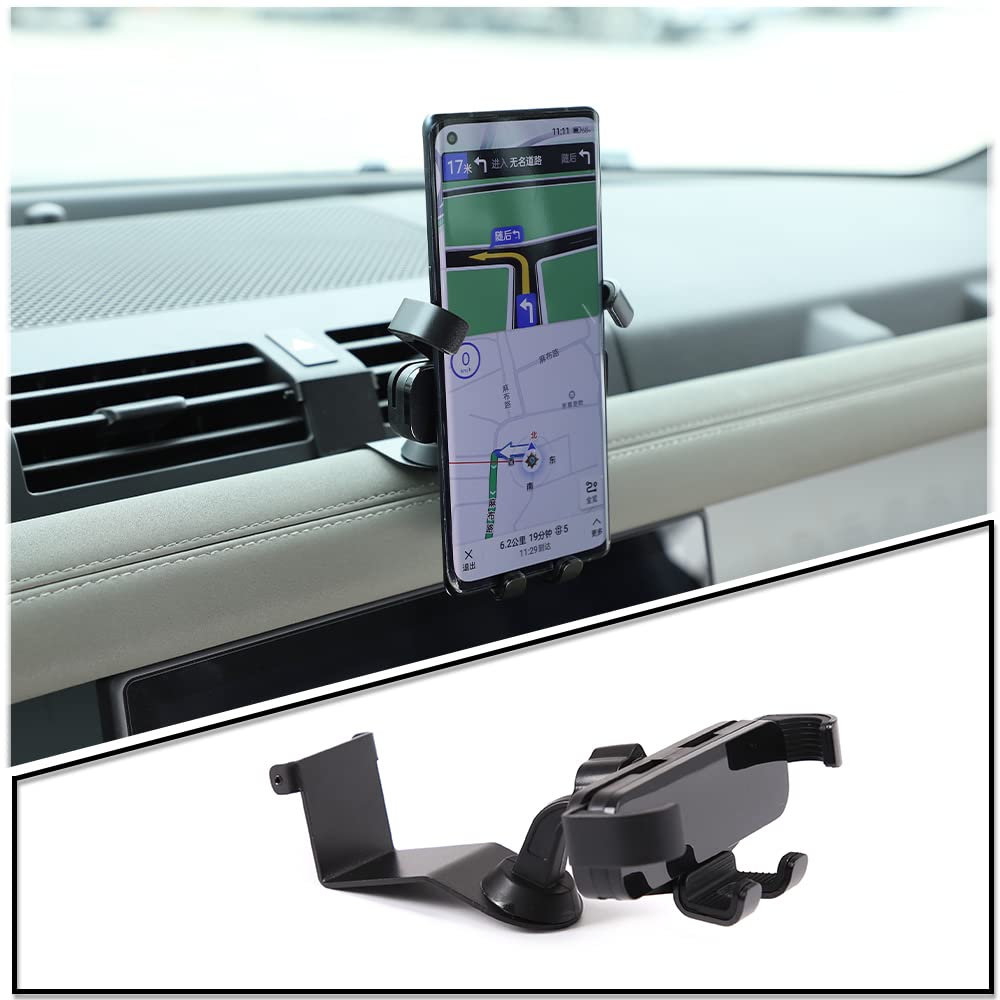 Premium Aluminum Car Phone Holder for Land Rover Defender 90/110/130 (2020-2023) - TINKI Dashboard & Center Console Mobile Stand | Perfect for GPS Navigation & Hands-Free Driving