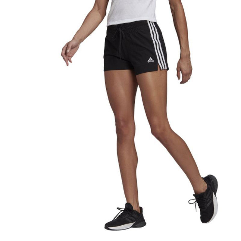Adidas Women's Essentials Slim Shorts - Lightweight Comfort for Running, Yoga & Gym Workouts