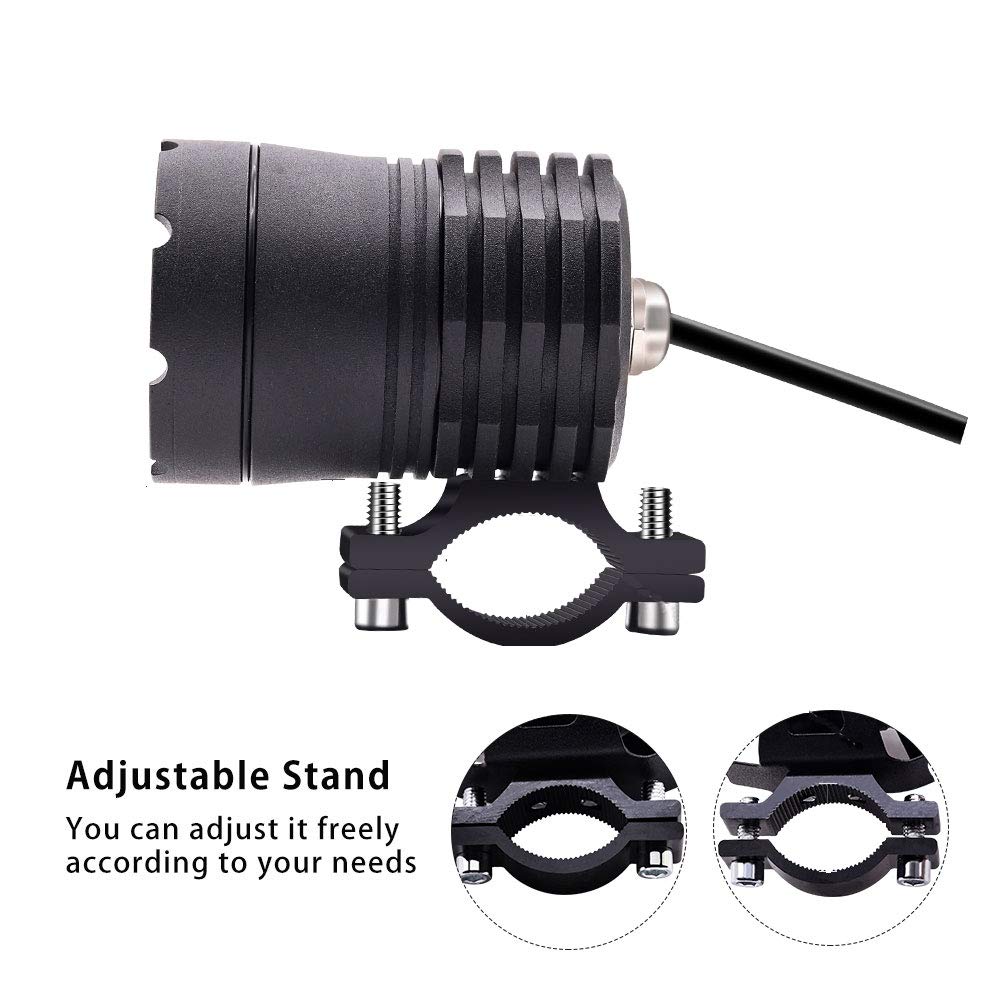 90W LED Motorcycle Fog Lights - Waterproof Auxiliary Driving Spotlights for Motorbike, ATV, Scooter, Truck, Car & Boat (2PCS) - Perfect for Night Riding, Off-Road Adventures & Low Visibility Conditions