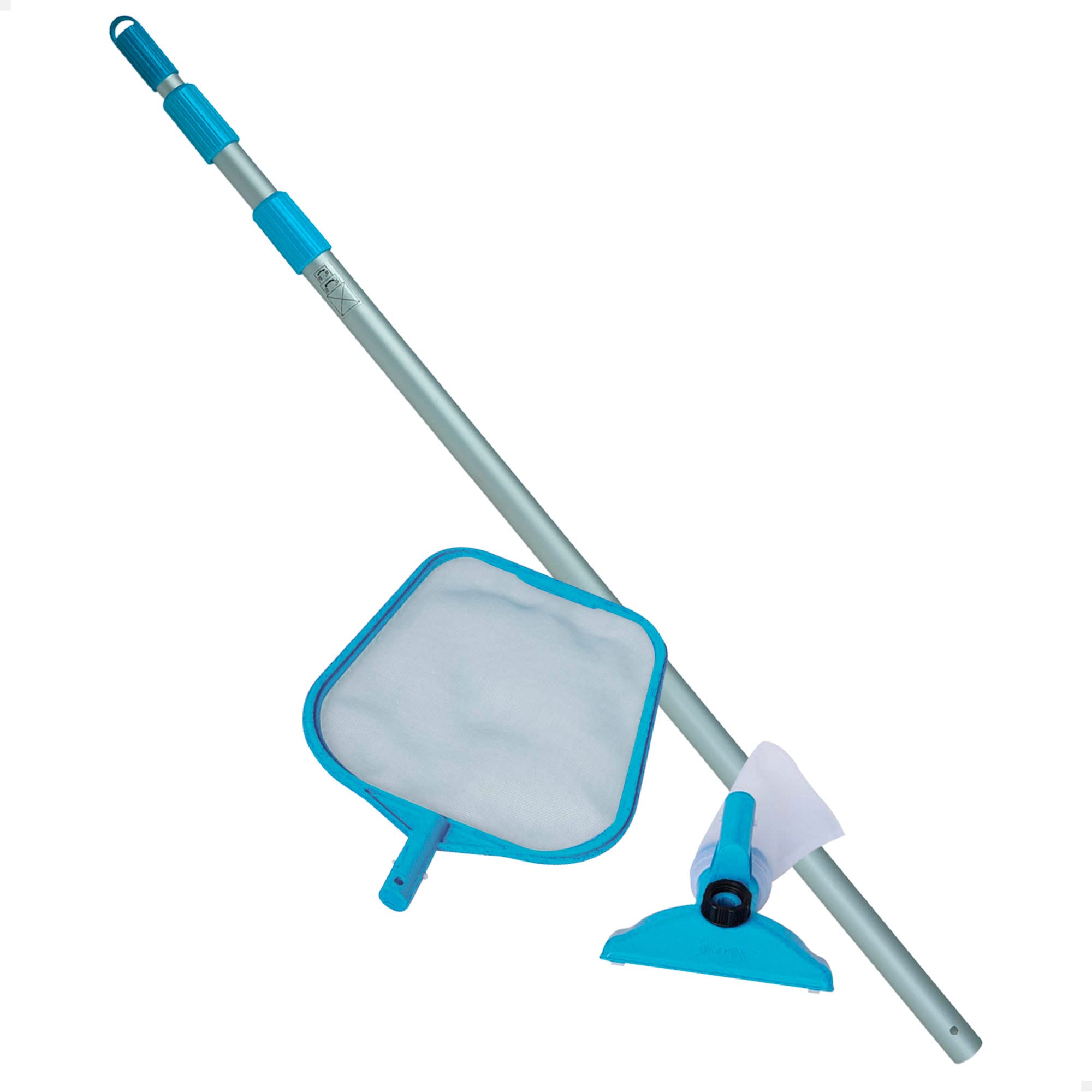 Intex 28002 Pool Sieve and Vacuum Cleaner Kit - 3-Piece Swimming Pool Cleaning Set with Rainbow Design | Ideal for Inground & Above Ground Pools, Spas, and Backyard Maintenance