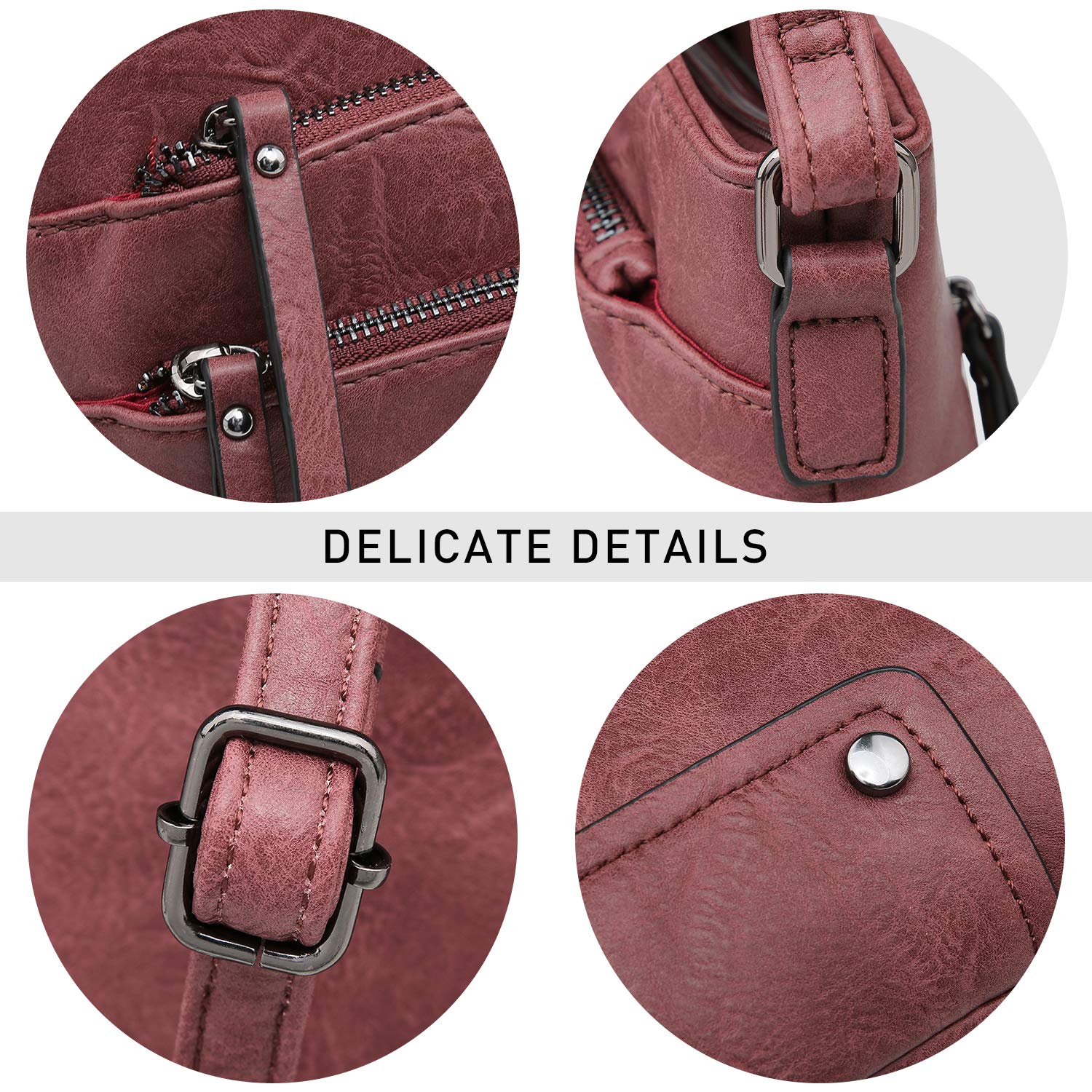 VONMAY Women's Crossbody Bag with Multiple Pockets - Stylish Shoulder Purse for Everyday Use, Travel & Shopping