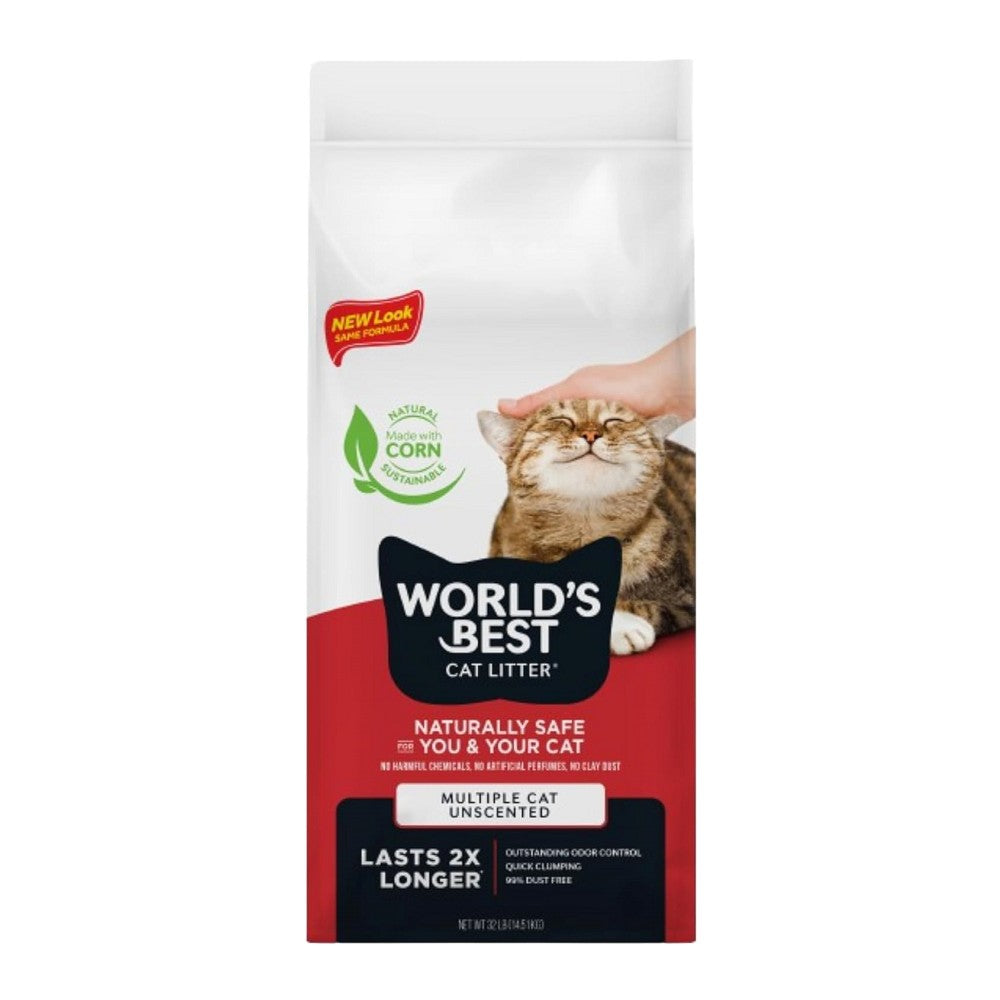 Premium Clumping Cat Litter for Multiple Cats - Low Dust, 99% Odor Control - Ideal for Multi-Cat Households & Large Litter Boxes