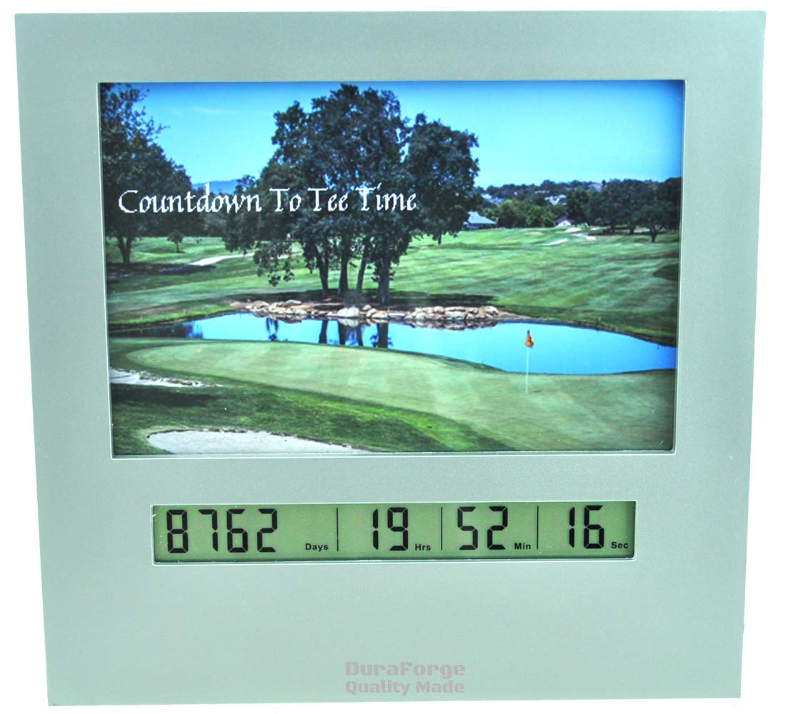 2020 Digital Retirement Countdown Clock with Large Display - Fun Golf Gadget & Perfect Gift for Firefighters, Police, Military Veterans - Countdown to Christmas, Graduation & Special Events - Ideal for Office, Home Decor & Retirement Parties