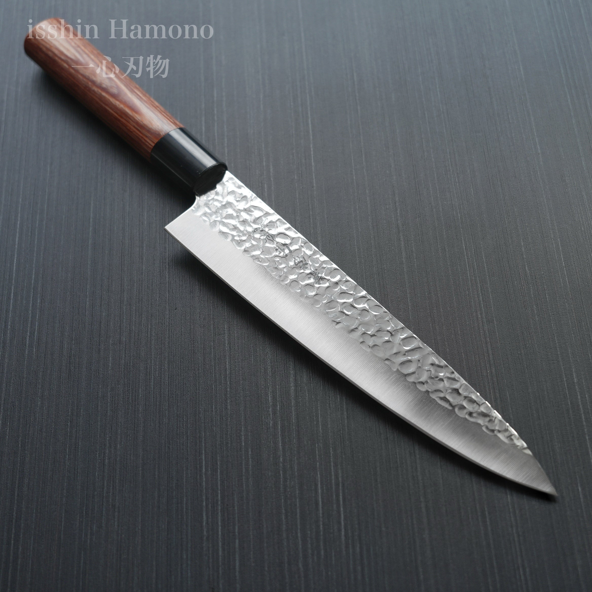 Premium Kanetsune Seki Hammered Finish DSR 1K6 Japanese Chef Knife 210mm - High Carbon Steel Kitchen Knife for Professional Chefs & Home Cooking - Perfect for Slicing, Dicing & Meat Preparation