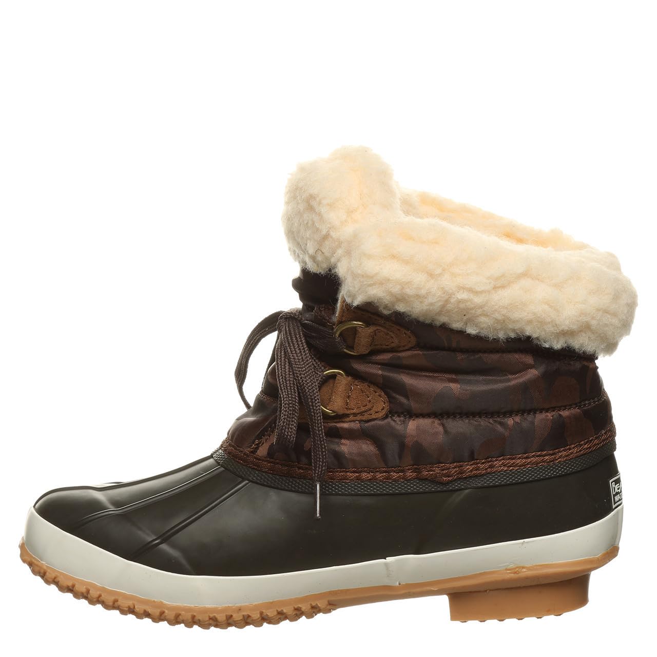 BEARPAW Women's Winter Ankle Boots Slip-On Comfortable Snow Boots with Diamond Design - Multiple Colors for Casual Outfits & Outdoor Activities