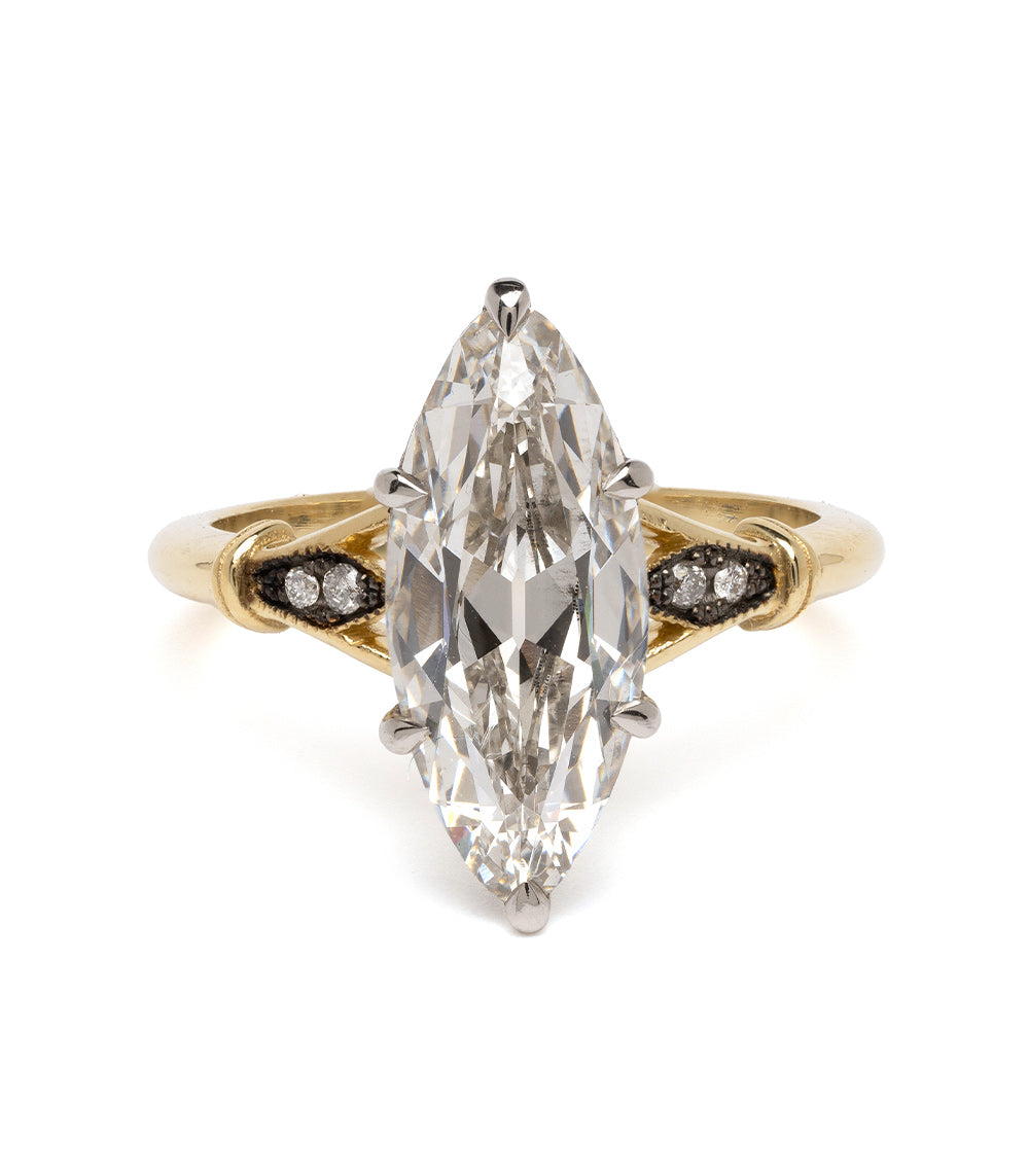 3 Carat Marquise Cut Diamond Engagement Ring for Women - Sofia Kaman Bad Romance Collection | Perfect Proposal Gift, Wedding Jewelry & Anniversary Present