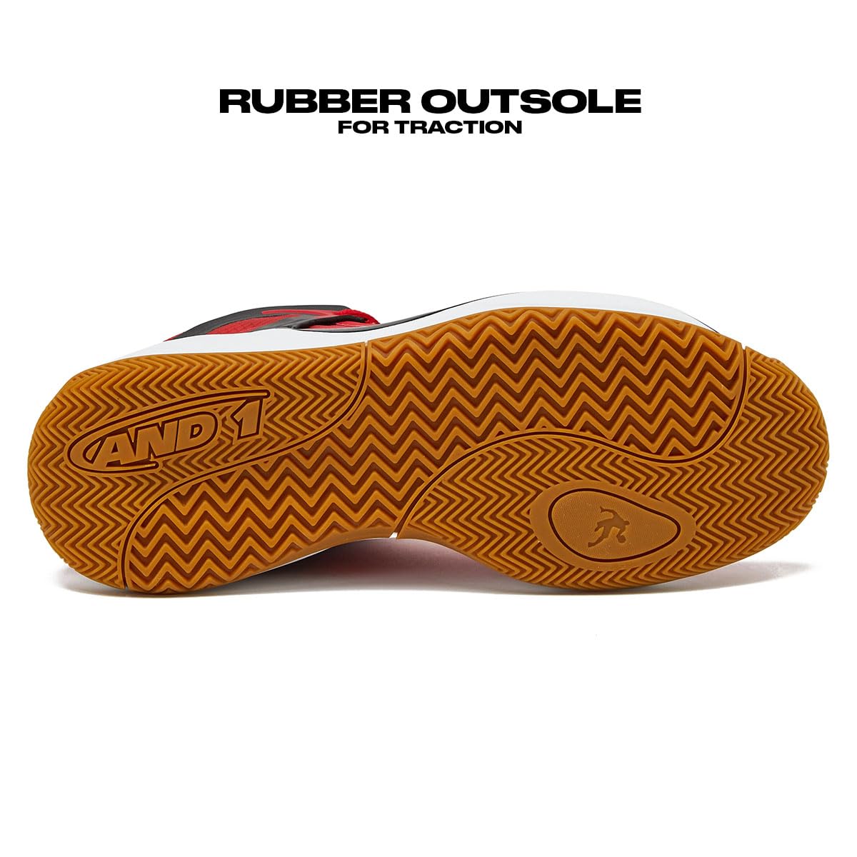 AND1 Turnaround Men's Basketball Shoes - Indoor/Outdoor Court & Street Sneakers for Sports & Casual Wear