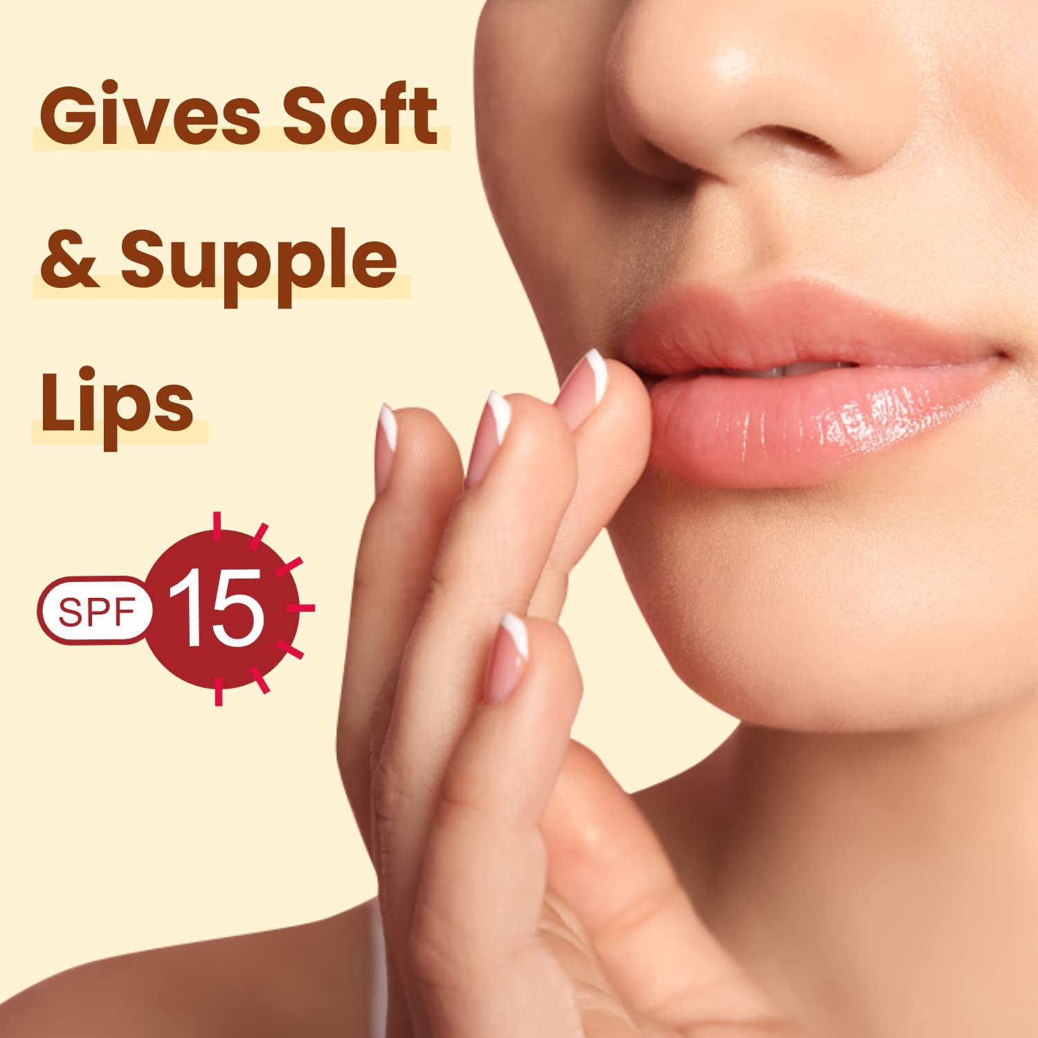 Leeford Lip Lite SPF 15 Moisturizing Lip Balm - 6 Pack (15g Each) | Mixed Fruit Flavor | Hydrating & Sun Protection for Daily Use, Outdoor Activities & Dry Weather