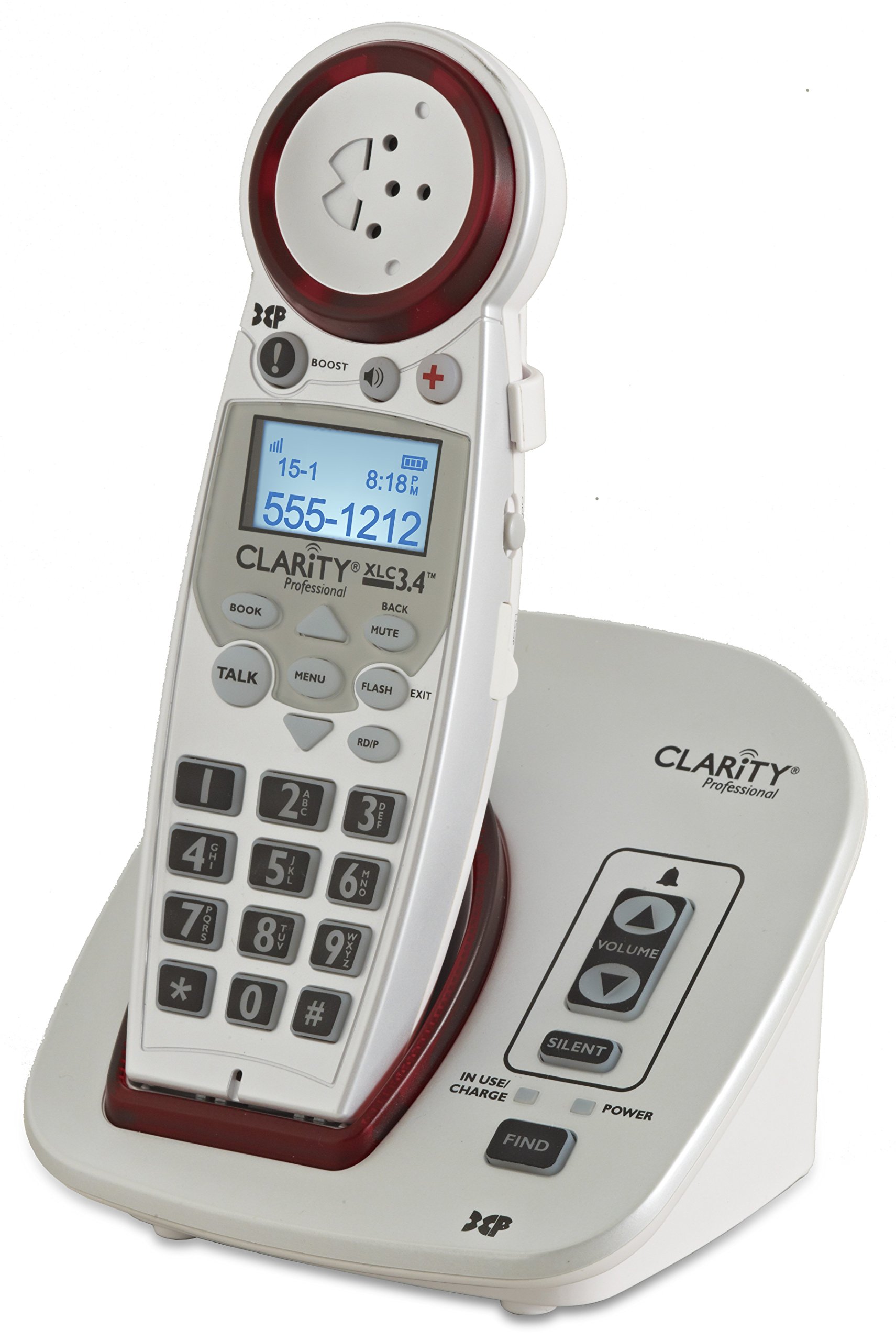 Extra Loud Cordless Phone with DECT Technology - 50+ dB Volume for Hearing Impaired & Seniors - Ideal for Home, Office, and Special Needs Use