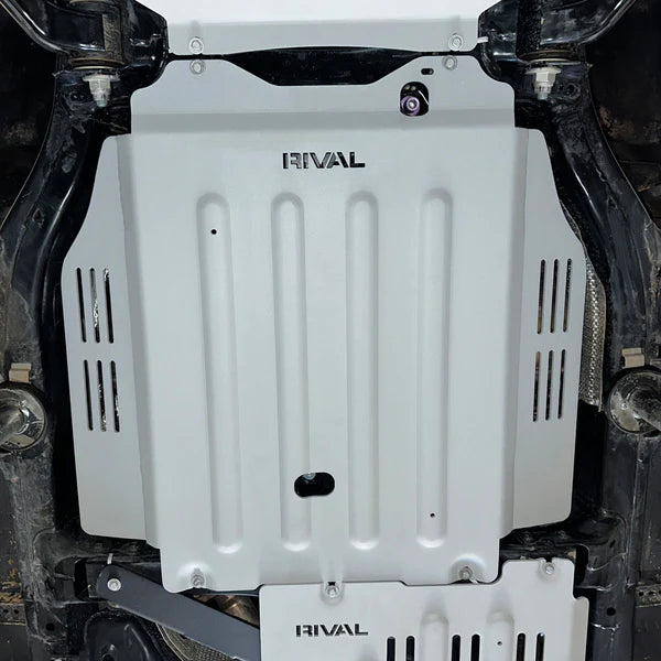 RIVAL 4X4 Heavy Duty Aluminum Transmission Skid Plate for 2024+ Hybrid Toyota Tacoma & Land Cruiser 250 | 2025+ 4Runner | Off-Road Protection | Rock Crawling & Trail Adventure