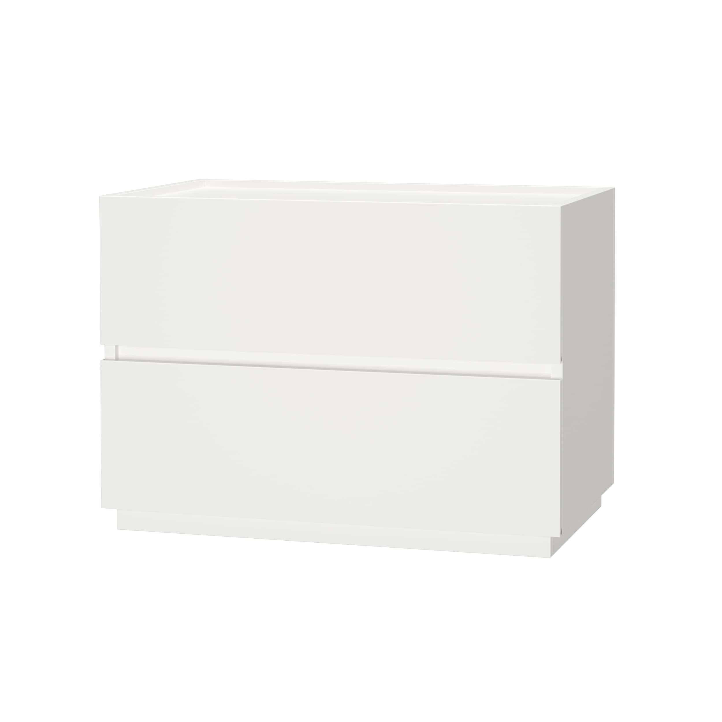 Woodtalks Stackable 2-Drawer Dresser - White 23.6