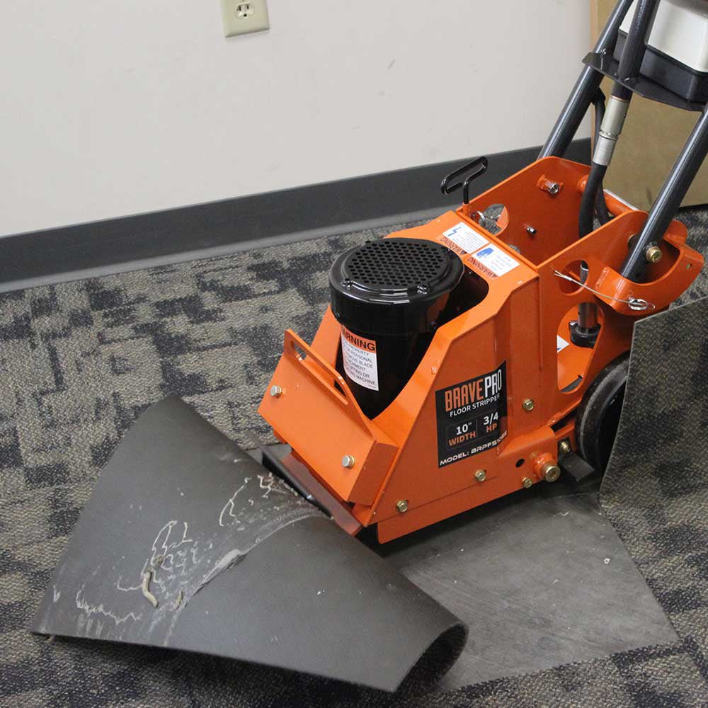 Brave Heavy Duty Electric Floor Stripper - 10 Inch Max Width for Hardwood, Tile & Vinyl Floor Removal | Perfect for Home Renovation & Commercial Use