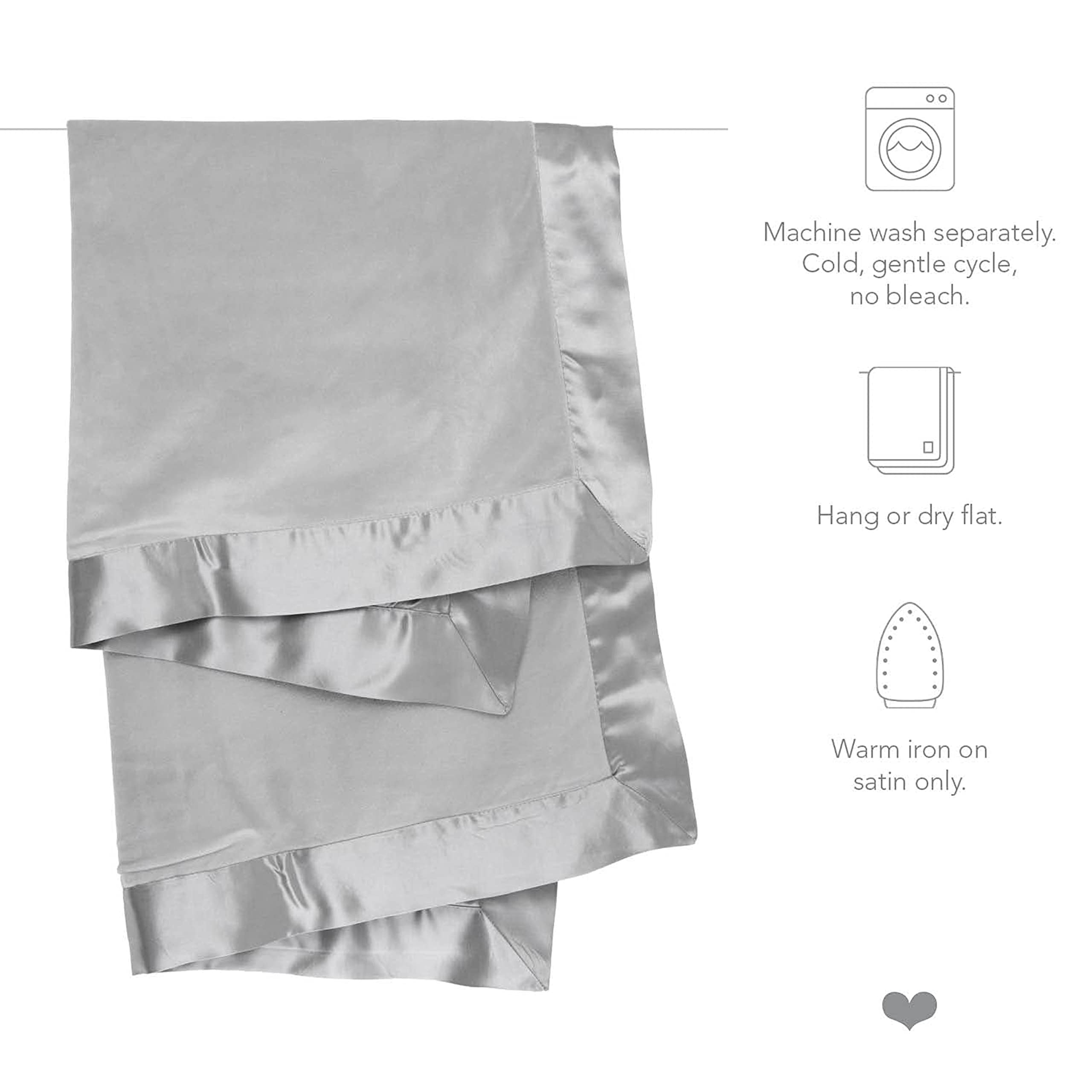 Little Giraffe Baby Blanket - Ultra Soft Velvet Blanket with Luxurious Satin Trim - Perfect for Strollers, Swaddling & Baby Showers - Newborn Essentials & Thoughtful Baby Gift - 29x35 Inches - Cream