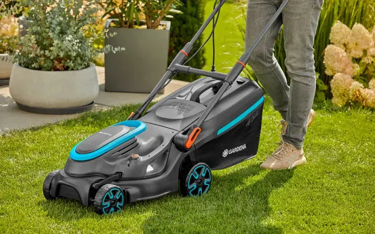 Gardena PowerMax 37/1800 G2 Electric Lawn Mower - 20 Inch Cutting Width, Corded (Model 14637) | Perfect for Small to Medium Yards, Residential Lawn Care & Eco-Friendly Grass Cutting