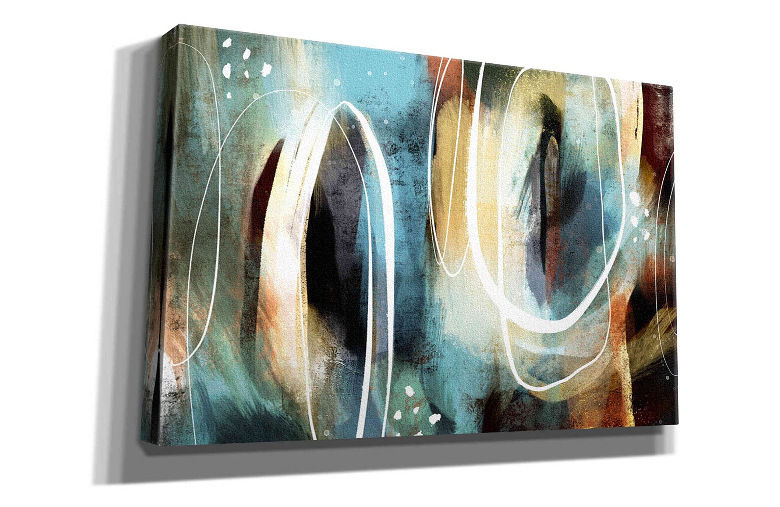 Delores Naskrent Velvet Cape Giclee Canvas Wall Art Print - 40x26 Inches Home Decor for Living Room, Bedroom & Office - Elegant Floral Painting for Modern Interior Design