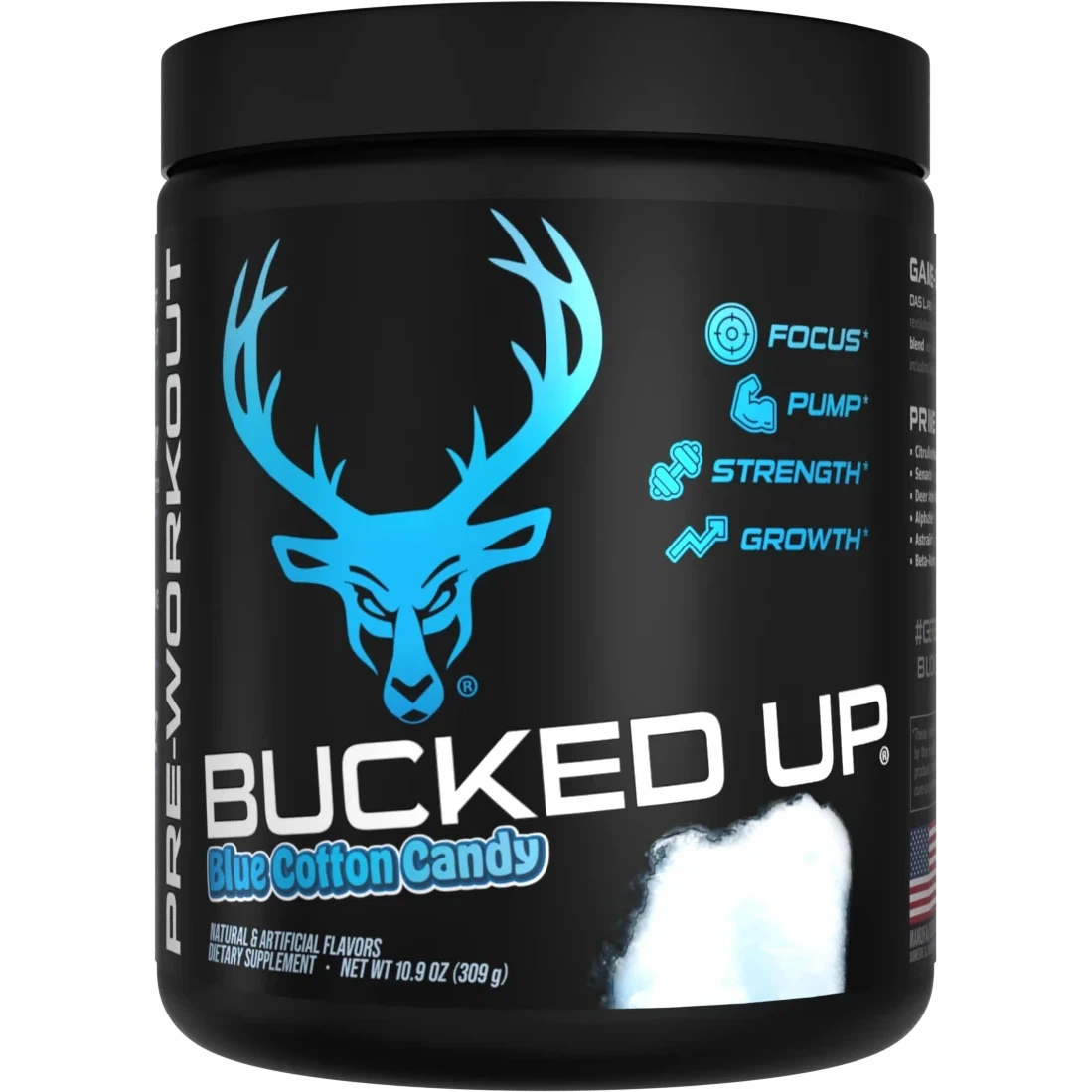Bucked Up Pre Workout Supplement - Energy & Focus Booster for Gym, Running & Fitness Training | Best for Athletes & Bodybuilders
