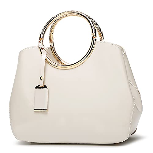 DIRRONA Women's Handbag - Elegant Patent Leather Shoulder Bag for Bridal, Wedding, Party & Daily Use | Messenger Purse for Work, Travel & Special Occasions