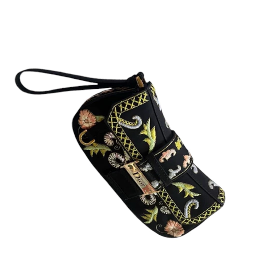 Vintage Dior Limited Edition Embroidered Clutch Bag - Authentic Designer Handbag for Women | Perfect for Evening Parties, Weddings & Special Occasions