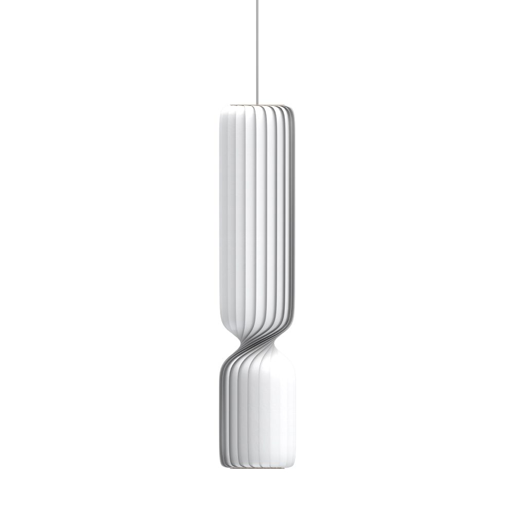TOM ROSSAU TR41 Pendant Light – White PC/Non-Woven Fabric, 3 Sizes Available – Perfect for Dining Room, Kitchen Island & Modern Home Decor