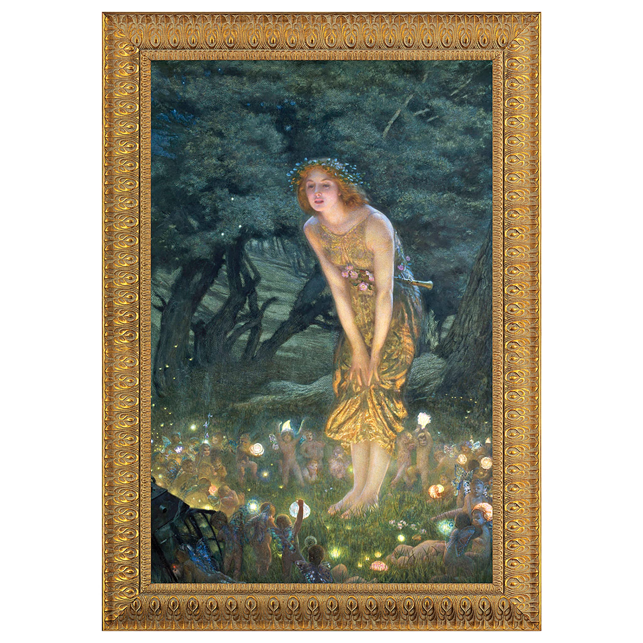 Design Toscano Midsummer Eve 1908 Canvas Art Print - Large Wall Decor for Living Room, Bedroom & Office | Famous Painting Reproduction