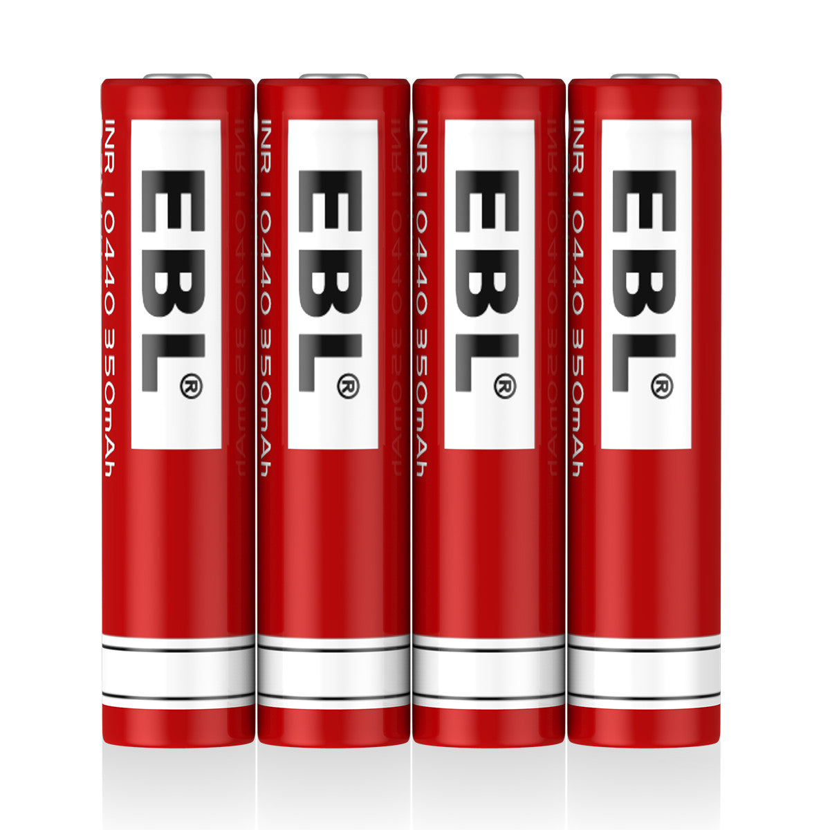EBL 10440 3.7V 350mAh Lithium Ion Rechargeable Batteries - Long Lasting Power for Flashlights, Toys, and Electronic Devices