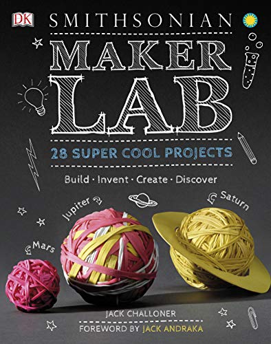 Maker Lab: 28 Super Cool Projects - STEM DIY Science Kit for Kids & Teens | DK Activity Lab | Hands-On Learning for Home & Classroom Experiments