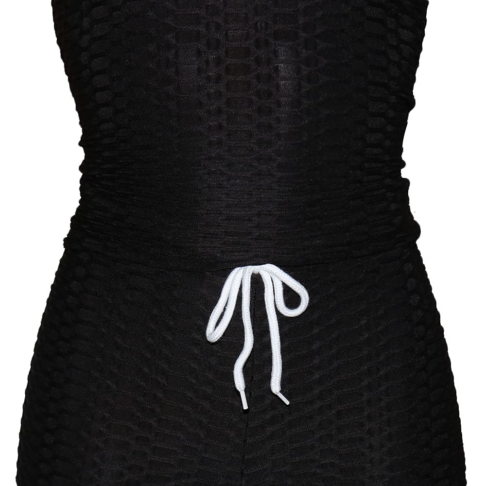 Women's 2 Piece Workout Set - Sexy Yoga Vest Top & High Waist Shorts Gym Outfit for Running, Yoga & Fitness Training