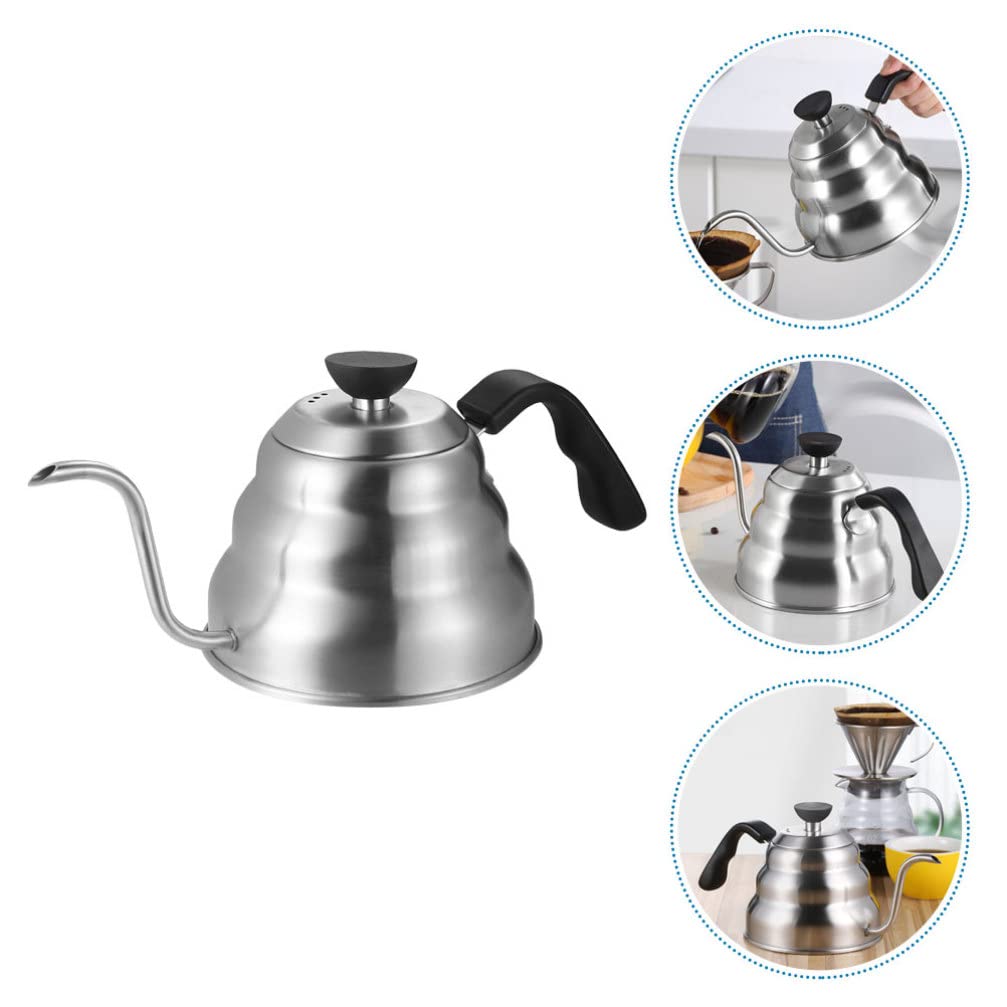Premium CALLARON Camping Coffee Maker - Stainless Steel Pour Over Kettle with Long Spout for Perfect Coffee Brewing | Ideal for Outdoor Adventures, Home Baristas & Specialty Coffee Lovers