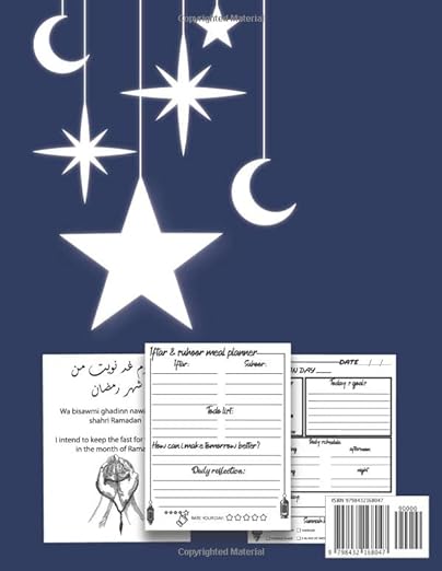 Ramadan Kareem Journal & Planner 2022 for Kids - Islamic Activity Book with Prayer Tracker, Gratitude Log & Daily Reflections - Perfect for Muslim Children's Spiritual Growth During Holy Month