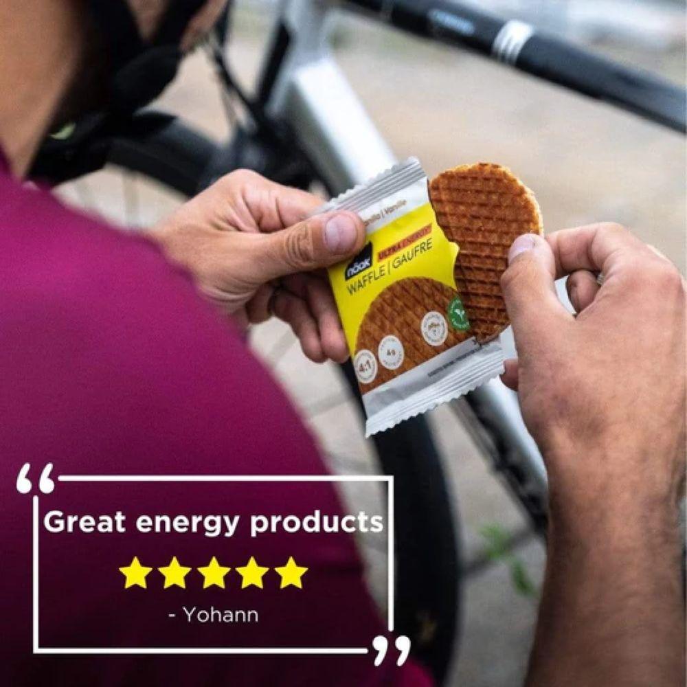 NÃ¤ak Ultra Energy Waffle - High Protein Sports Nutrition Snack for Runners, Cyclists & Athletes | Quick Energy Boost for Endurance Training & Outdoor Activities