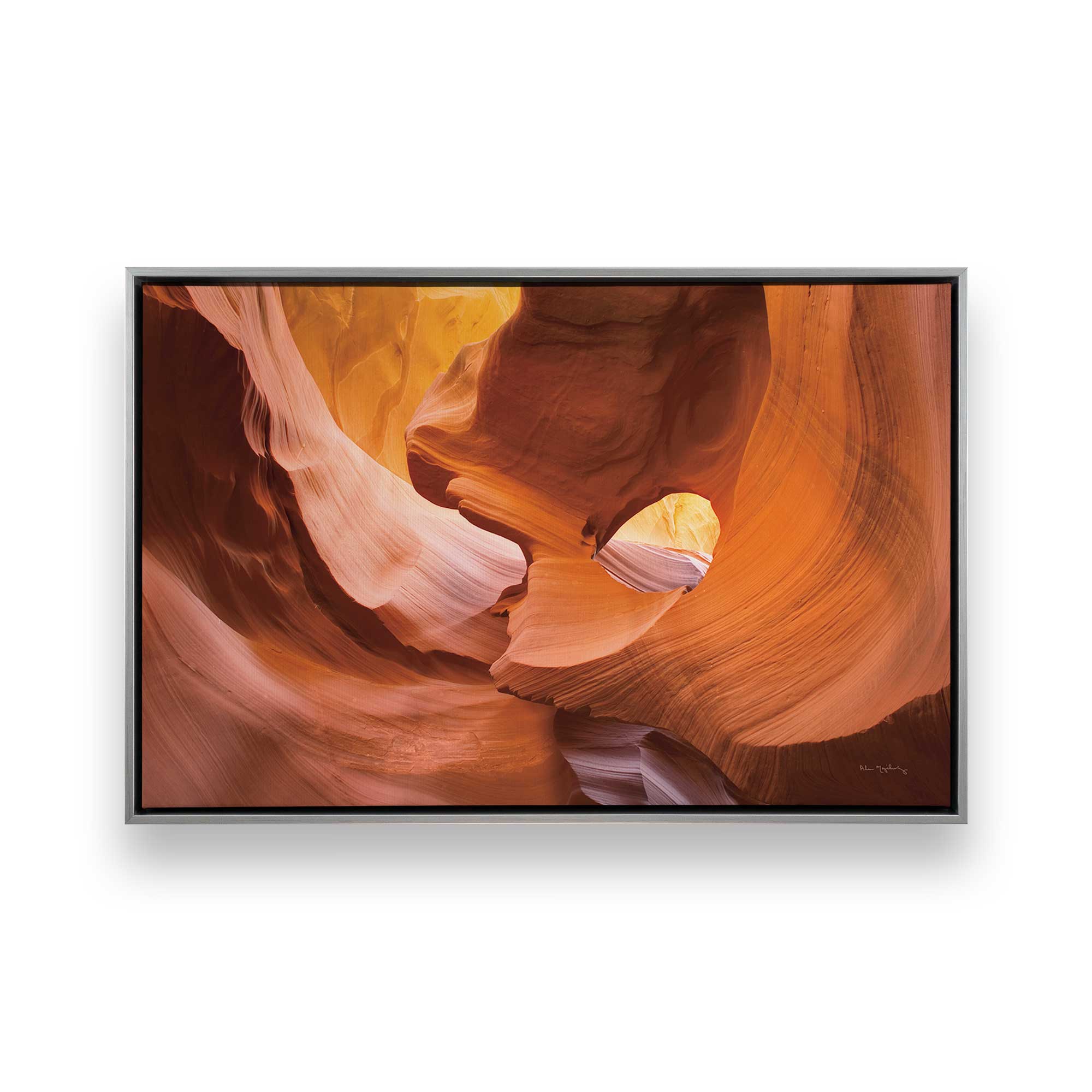 Sandstone Light Print Canvas Wall Art - Handmade Landscape Painting for Living Room, Bedroom & Office Decor