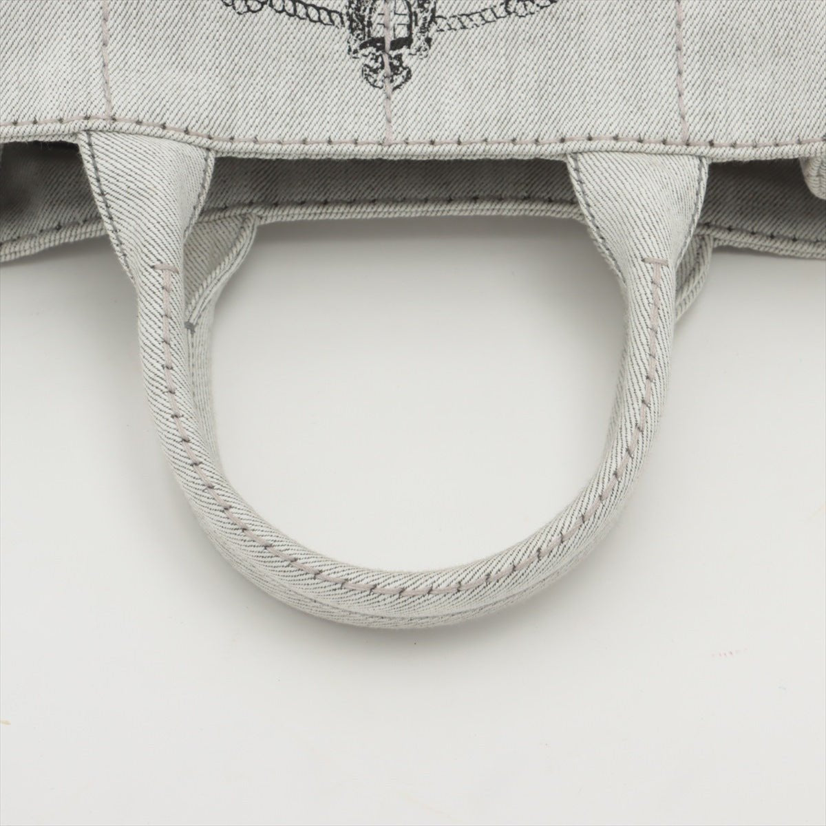 2-Way Denim Canvas Tote Bag for Women - Stylish Grey Crossbody & Shoulder Bag - Perfect for Work, Travel & Shopping