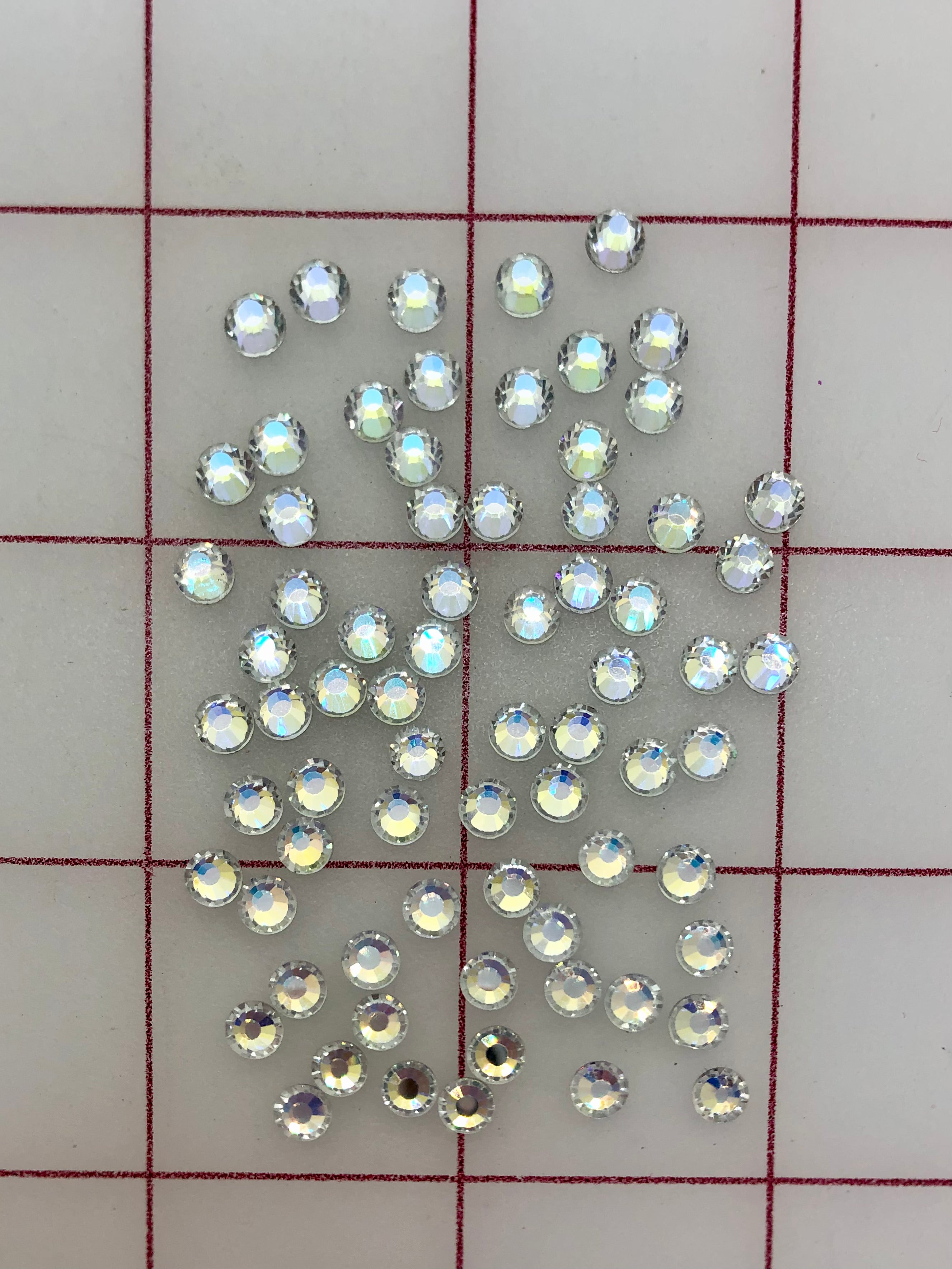 Premium Machine-Cut Rhinestones - 20ss Crystal Starlight Flat Back for DIY Crafts, Jewelry Making, and Nail Art