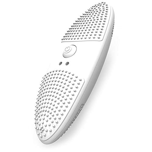 WanShi Mini Electric Silicone Facial Cleansing Brush - Sonic Vibration Massage & Deep Cleaning Machine with USB Charging - Perfect for Daily Skincare & Makeup Removal Routine