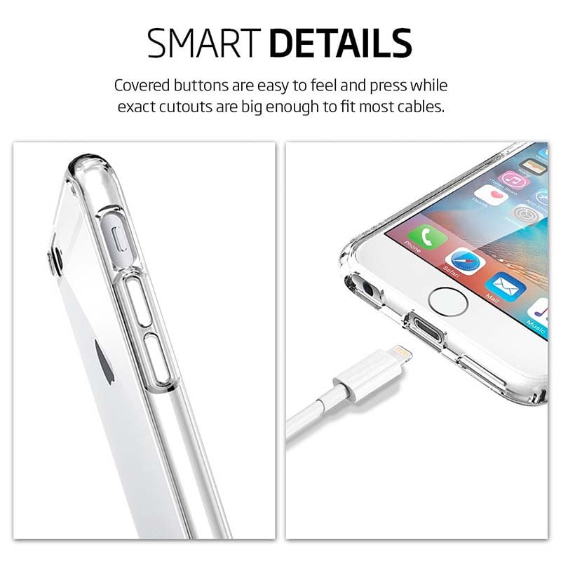 iShield Crystal Palace Clear Case for iPhone 6/7/8 Plus - Ultra Slim Protective Phone Cover | Shatterproof & Scratch-Resistant | Perfect for Everyday Use, Travel & Outdoor Activities