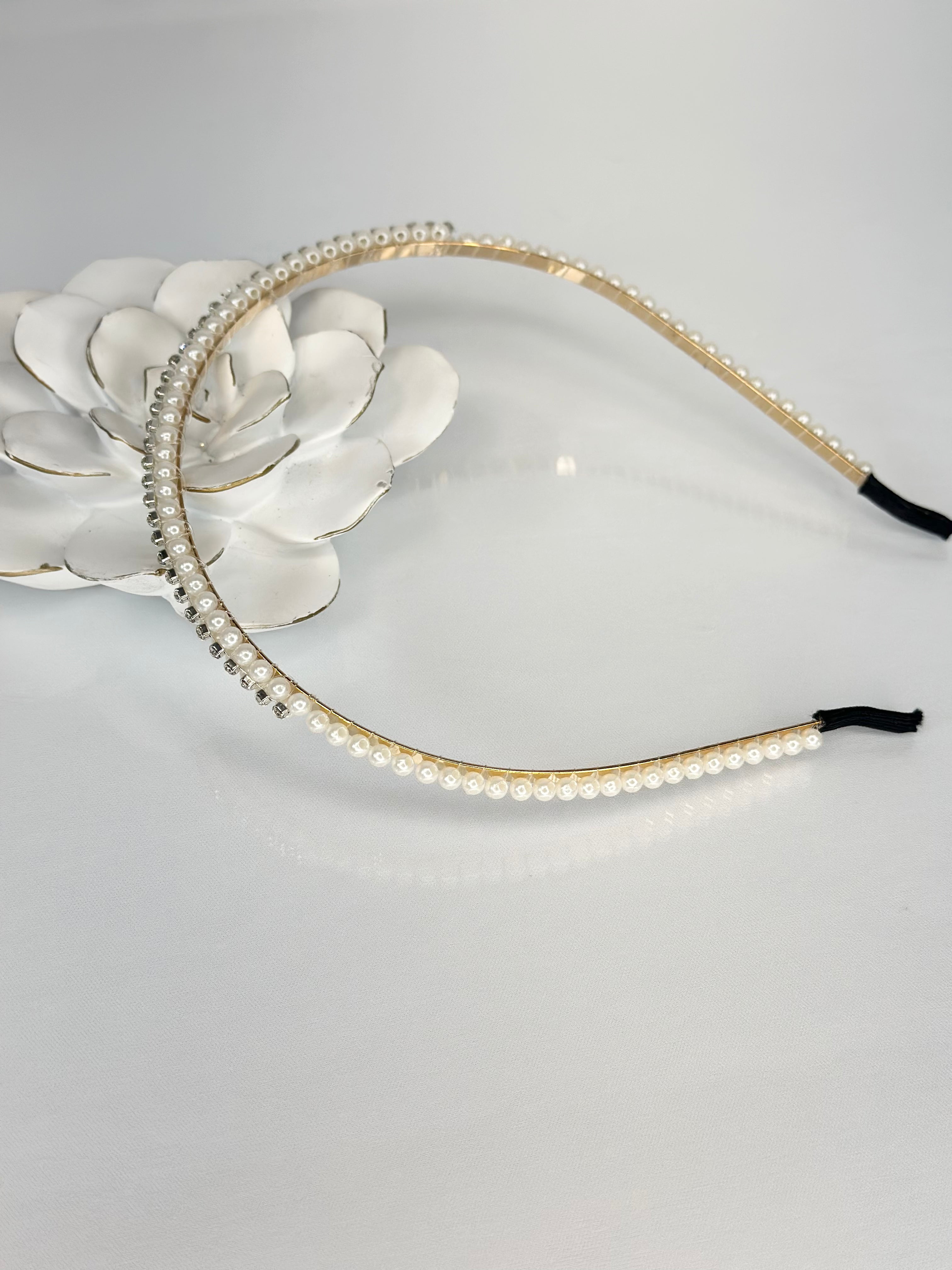 Elegant Pearl Headband - Style 5671 | Women's Fashion Hair Accessory for Weddings, Parties & Special Occasions