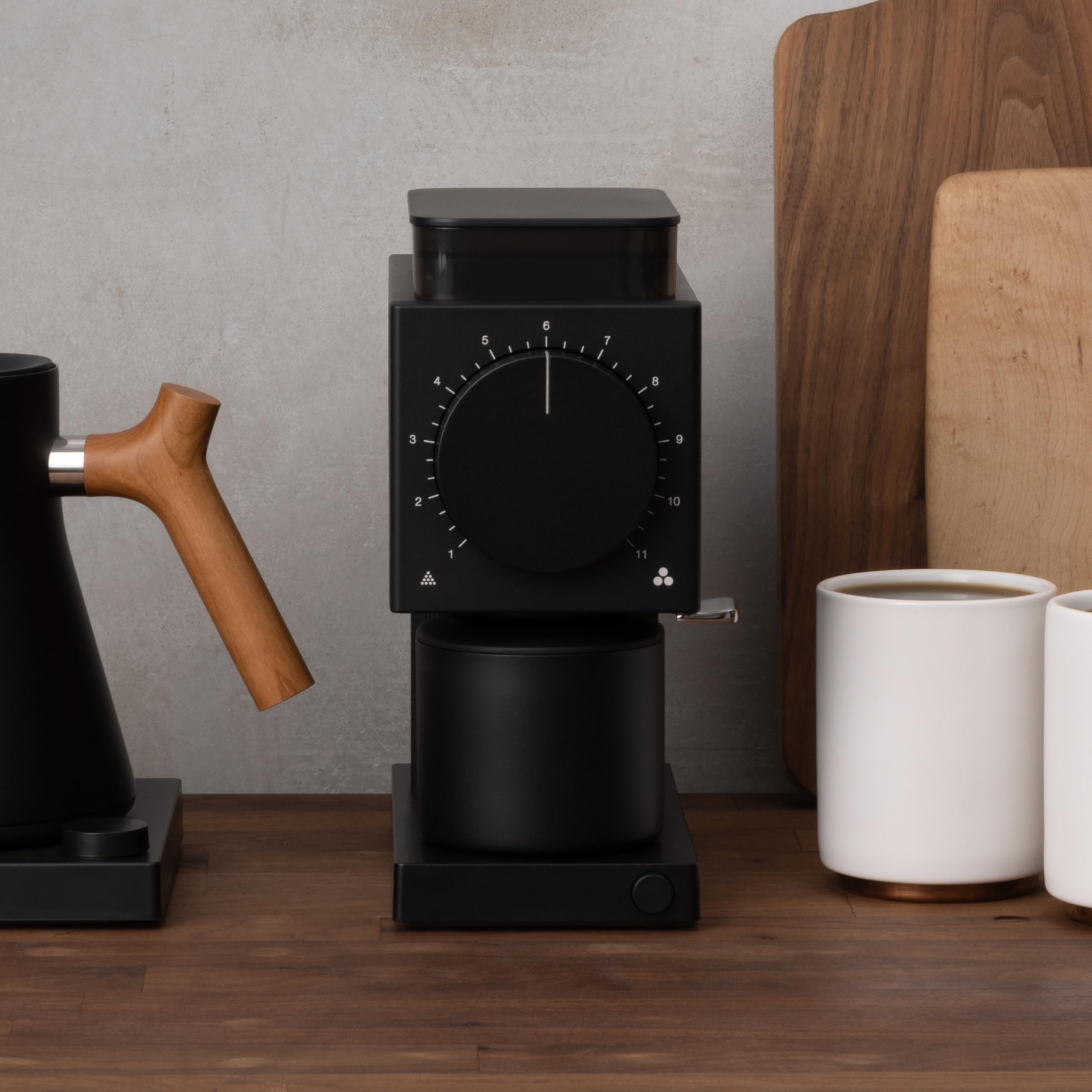 Fellow Ode Gen 2 Electric Coffee Grinder - 31 Precise Grind Settings for Drip, French Press, Cold Brew & Espresso | Compact Countertop Design in Matte Black | Perfect for Home Baristas & Coffee Enthusiasts