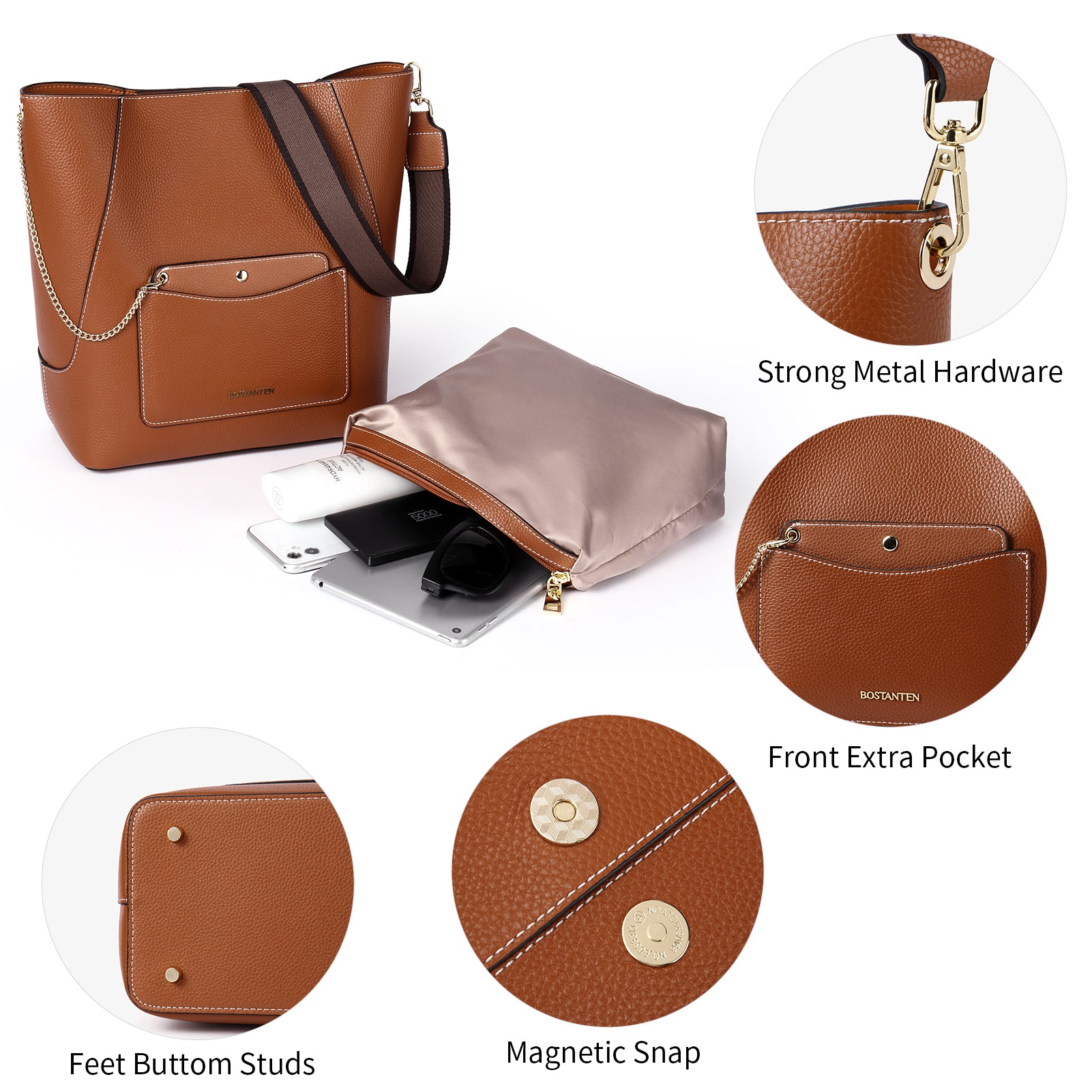 Lotty Classic Designer Leather Hobo Bag for Women - Stylish & Durable Handbag for Travel, Work & Everyday Use | Perfect Gift for Mom, Wife & Friends