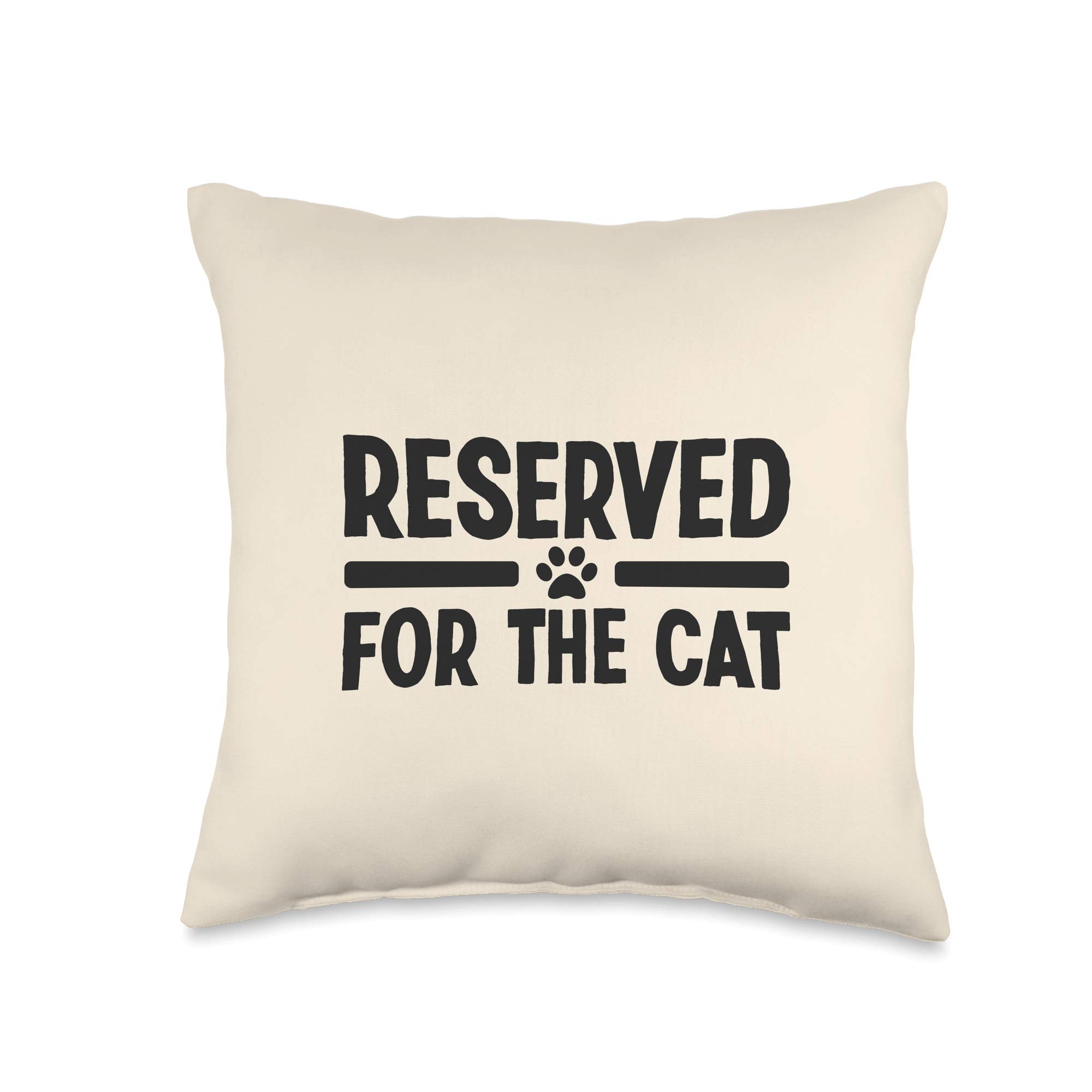 Cute Cat Lover Decorative Throw Pillow - Soft & Cozy Cat-Themed Cushion for Sofa, Bed, Nursery - Perfect Gift for Cat Enthusiasts